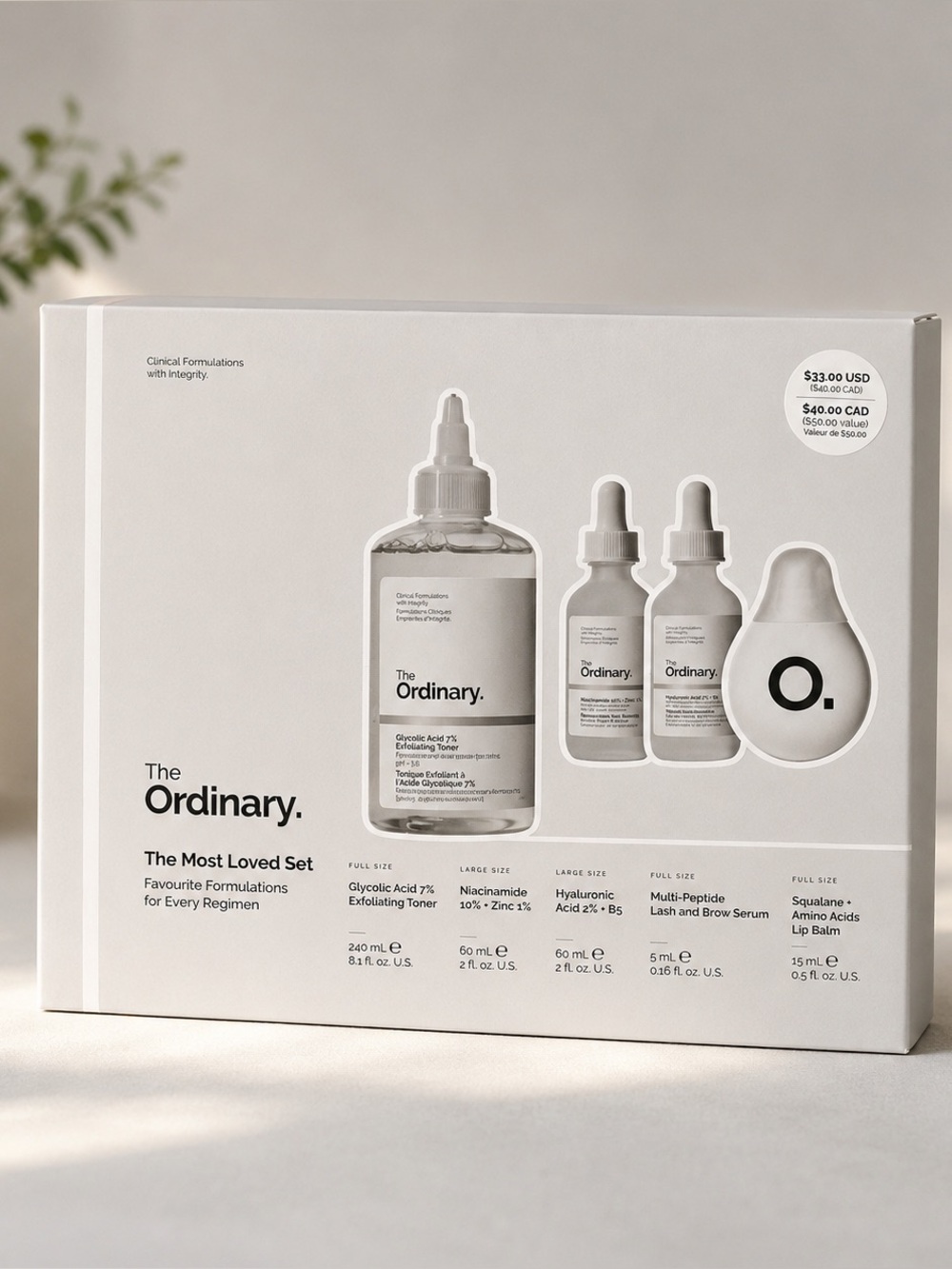 NIB The Ordinary Most Loved Set